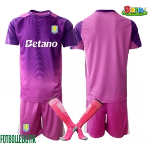 Aston Villa Målvakt Tredjeställ Barn 2025-26 Kortärmad (+ Korta byxor)